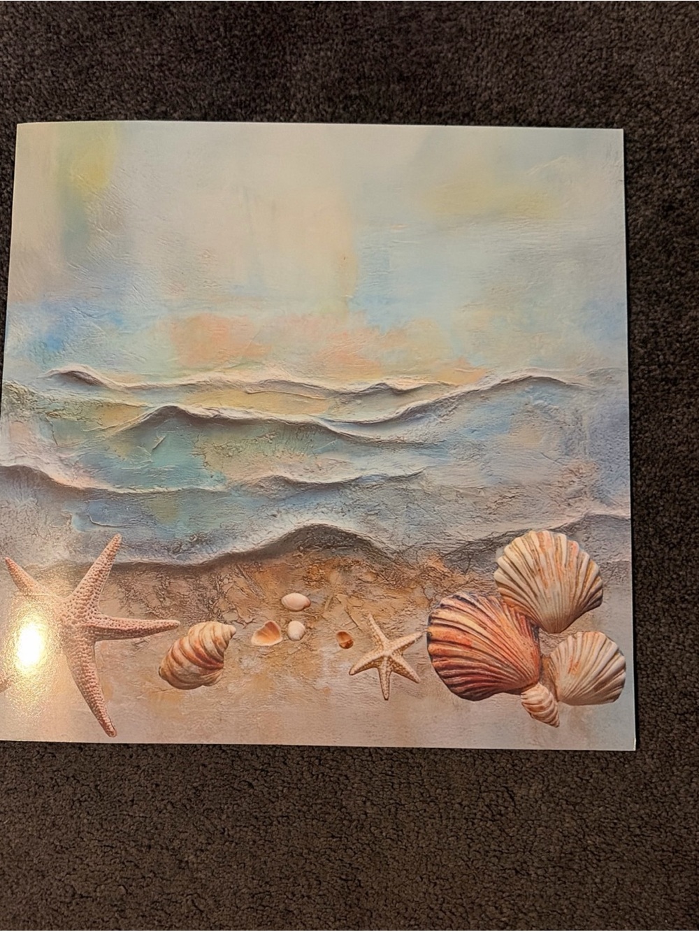 Carnival cruise Line Photo Frame Seashell Motif